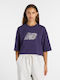 Women's Crop T-shirt Purple