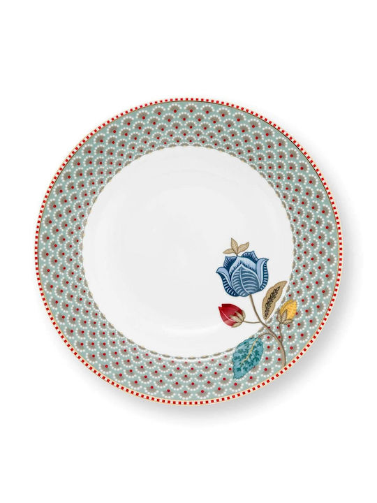 PiP Studio Blooming Tales Multicolour Porcelain Soup Plate 21.5cm