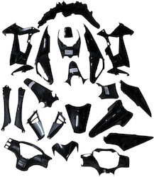 Strong Σετ Πλαστικά Μοτοσυκλέτας για Honda Supra 125 X Μαύρο Strong Σετ Πλαστικά Μοτοσυκλέτας για Honda Supra 125 X Μαύρο