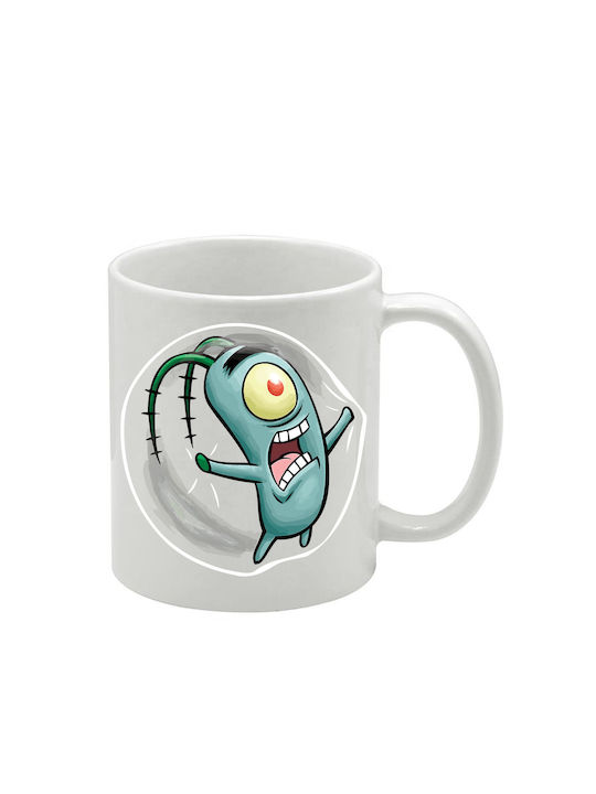 White SpongeBob Mug