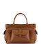 Leder Damen Handtasche Schulter Crossbody Braun