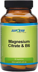 Supherb Magnesium Citrate & B6 30 Tablets