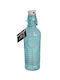 Raki Glas Wasser Flasche mit Clip Blau 1000ml