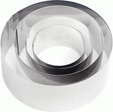 Set 4 Runde Rostfreie Stahl Backformen Kuchen Raki Mn01981085 Set 4 Runde Rostfreie Stahl Backformen Kuchen Raki Mn01981085