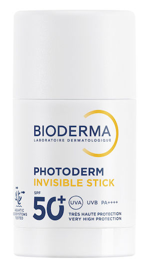Bioderma Photoderm Invisible Stick SPF50+ Αντηλιακό Στικ στοχευμένης UV προστασίας
