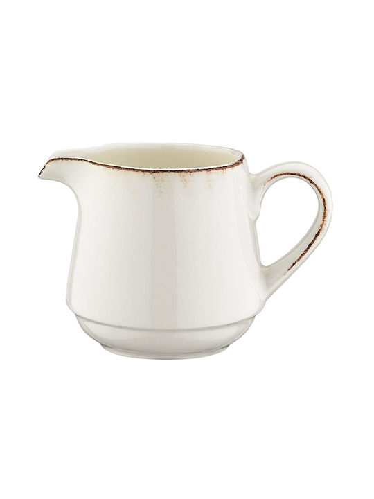 Bonna Retro Porcelain Milk Jug for Serving Beige