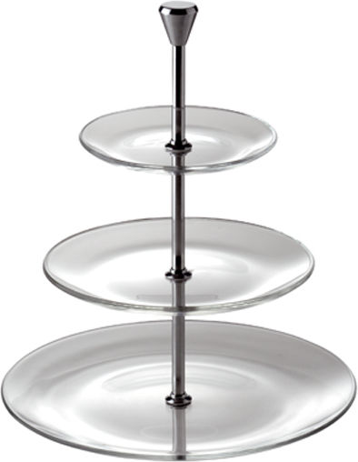 Vidivi Moon Glas Etagere 3 Etagen Weiße