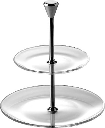 Vidivi Moon Glas Etagere 2 Etagen Weiße