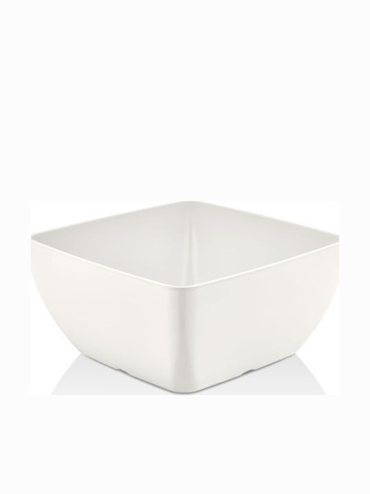 Raki Volma Салатник Меламинов Бял 25x25x12см