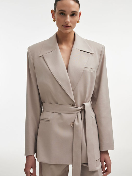 Nadia Rapti Damen Blazer Grau Nadia Rapti Damen Blazer Grau