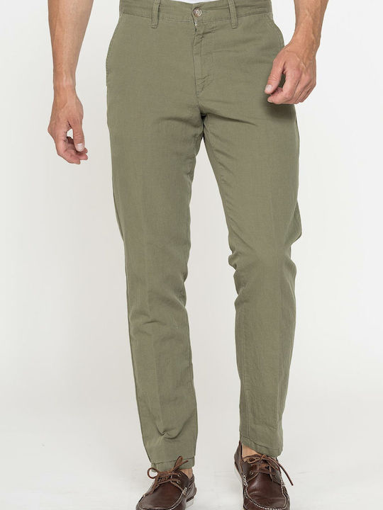 Παντελόνι Chino σε Κανονική Εφαρμογή Army Green