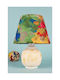 Decorative Handmade Ceramic Table Lamp Multicolour 30x33cm