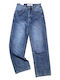 Men's Jeans Pants with Relaxed Straight Fit Blue