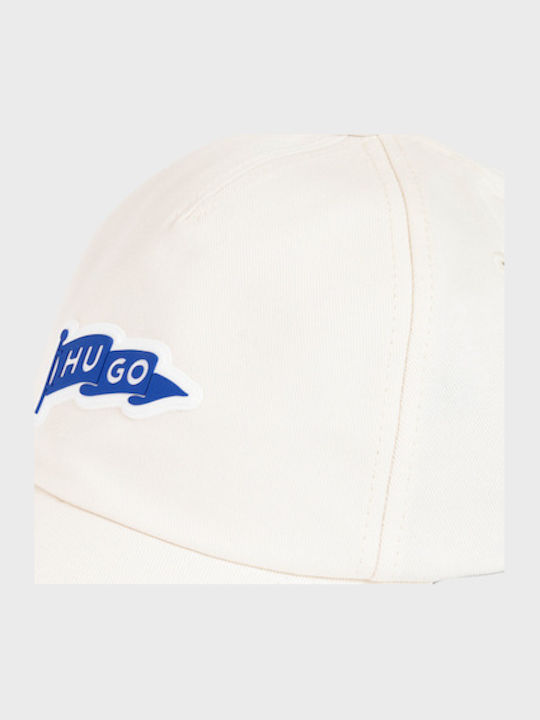 Hugo Cotton-twill Cap Logo-flag Jinko-flag Off White Καπέλα Male Off White 50562321-121