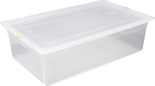 Food Container PP Transparent Without Lid GN1/1 325 X 530mm 28lt Height 200mm