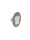 Adeleq Parallelogram Metallic Recessed Spot with Built-in LED and Warm White Light White 8.65x3.7cm