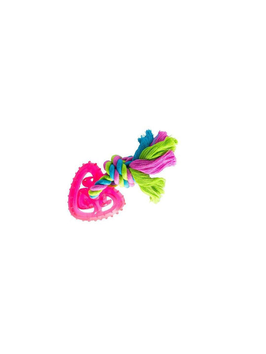 Pet Interest Tpr Toy Heart Σχοινί Παιχνίδι για Κουτάβι 1τμχ