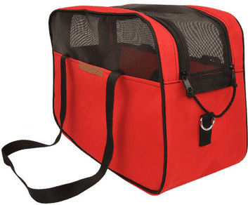 Woofmoda Waterproof Bag for Carrying Dog / Cat Red