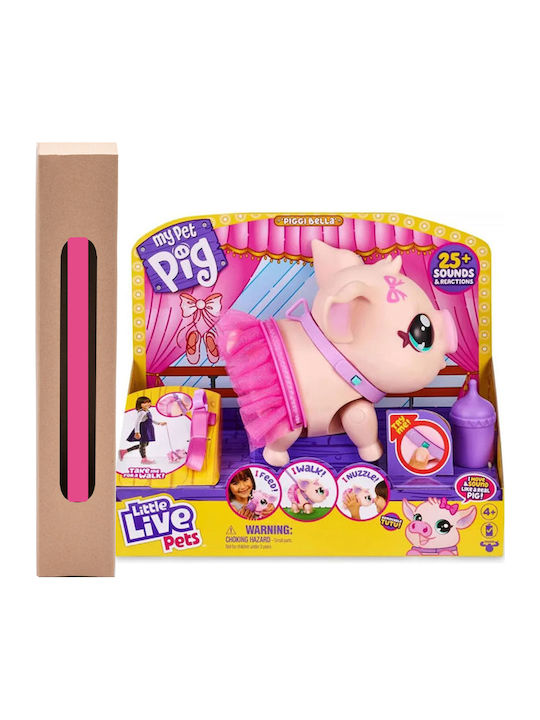 Easter Candle Little Live Pets Lucky Piggy Ballerina Electronic Kids Toy for Ages 4+ Giochi Preziosi