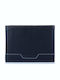 Leder Herrenbrieftasche mit RFID Blau