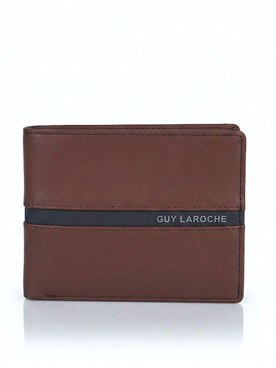 Guy Laroche Herrenbrieftasche aus Leder mit RFI...