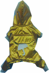 Doggy Dolly Μπουφάν Αδιάβροχο Χρυσό Medium