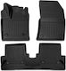 Set Față și Spate Covoare Auto 4 Buc Pentru BMW Seria 3 2012-2018 Negre