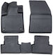 Set Față și Spate Covoare Auto 4 Bucăți Pentru Peugeot 3008 2016-2023 Negre
