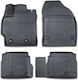 Set Față și Spate Covoare Auto 4 Buc Pentru Toyota Auris 2013-2018 Negre