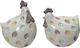 Terracotta Chicken 2 Designs 12x15.5x18.5cm