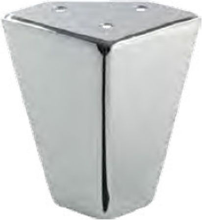 Metal Furniture Leg S 07/2 Height 90mm Matte