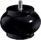 Plastic Furniture Leg Ms Ball Ca 100-06 Φ9cm Height 5.5cm Black