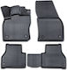 Set Față și Spate Covoare Auto 4 Bucăți Pentru VW Caddy Negre