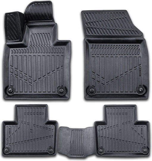 Set Față și Spate Covoare Auto 4 Bucăți Pentru Volvo XC 90 Ford Edge 2015-2024 Negre