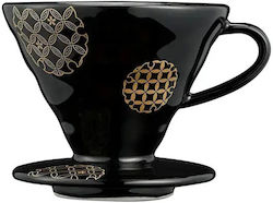 Keramik Dripper Hario V60 02 Aya Series Shippou