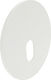 Aluminum Round Oval Frame Spotlight Lighting Accessory 3-928 White