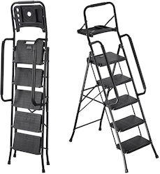 Vevor Iron 5 Steps Step Ladder YGTTWBDGJPDLWXCPG001V0 173.99cm Vevor Iron 5 Steps Step Ladder YGTTWBDGJPDLWXCPG001V0 173.99cm