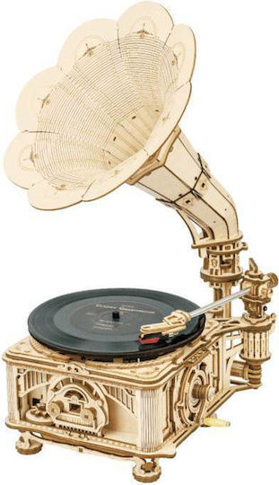 Robotime Παιχνίδι Κατασκευών Ξύλινo 3d Classical Gramophone