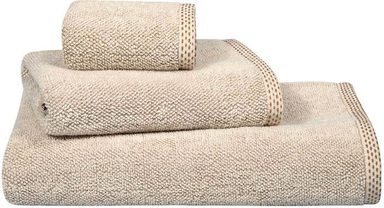 Greenwich Polo Club Handtuch-Set 3 Stück Cozy 4127 Taupe Gewicht 450gr/m²