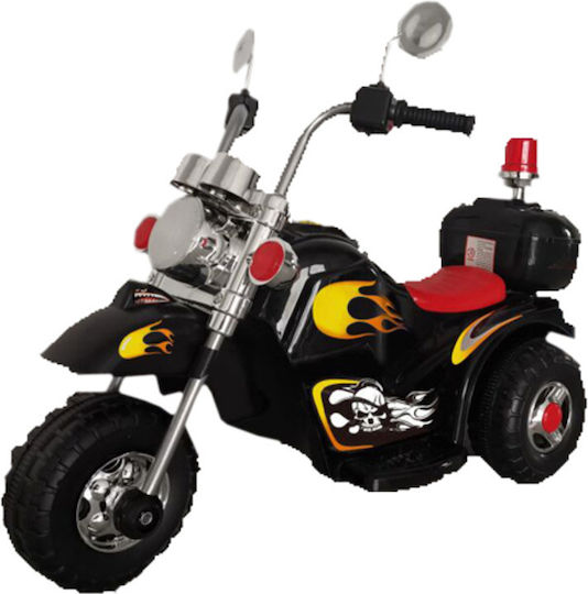 Motocicletă Pentru Copii Electrică 6 Volți Neagră