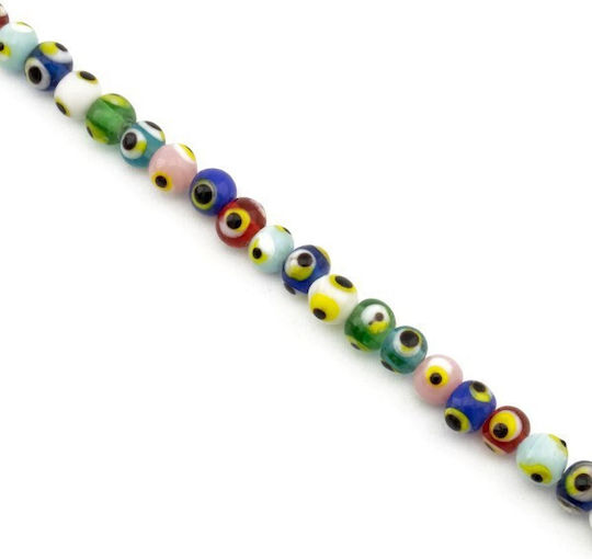 Glas Auge Rund 7mm/~ø1mm 65 Stück/Set Mehrfarbig