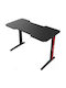 Spielbüro Gaming Tblesolo Holz Schwarz 120x60x74cm