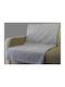 Homeline Next 6038 Ριχτάρι Πολυθρόνας Chenille 180x170εκ. Μπεζ