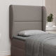 vidaXL Fabric Beige Bed Headboard 80cm