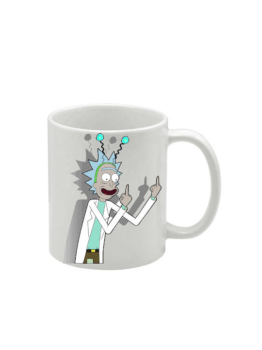 Λευκή Κούπα Rick Morty