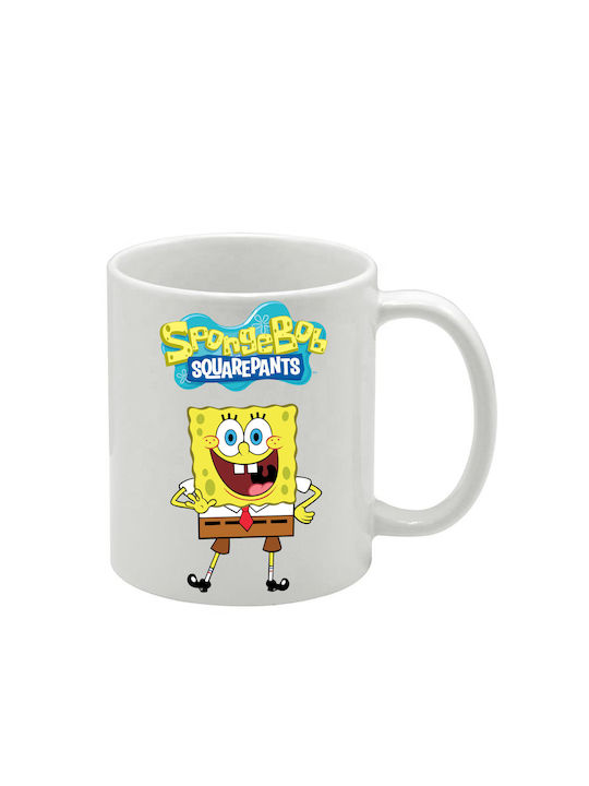 White SpongeBob Mug