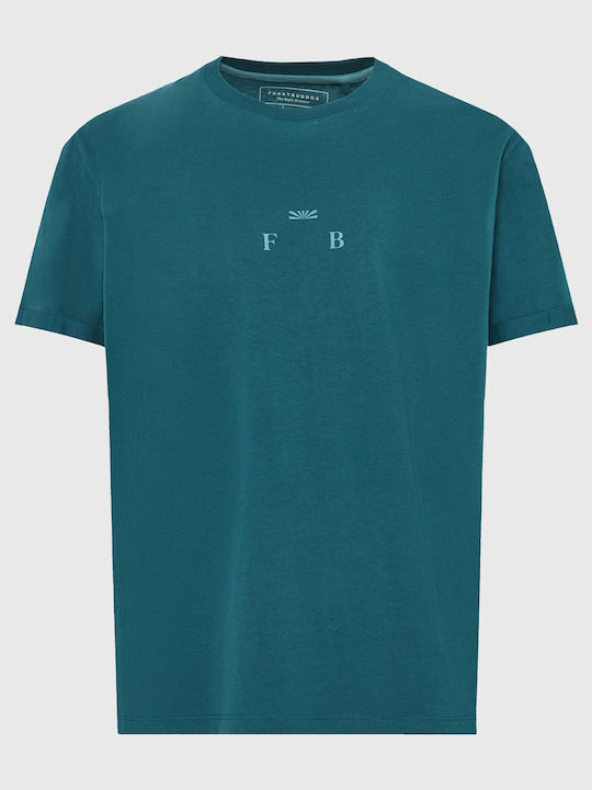 Funky Buddha T-shirt Πετρόλ