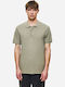 Polo Herrenbluse Kurzarm Taupe