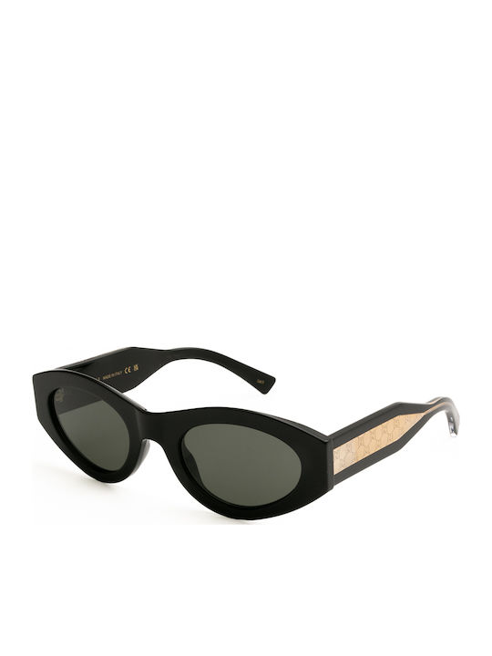 Gucci Gucci Women's Sunglasses with Black Horn-Rimmed Frame and Grey Lenses GG2065S 001