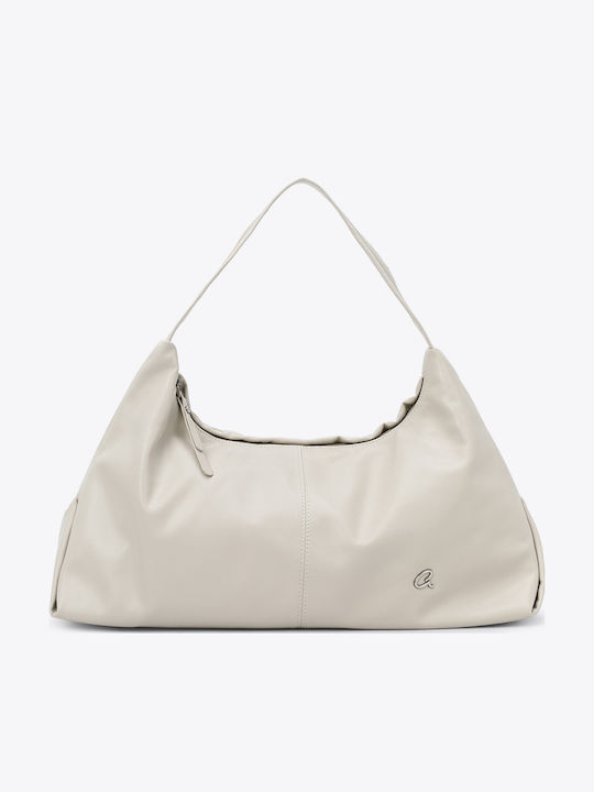 Axel Chalk Damen Schultertasche Beige